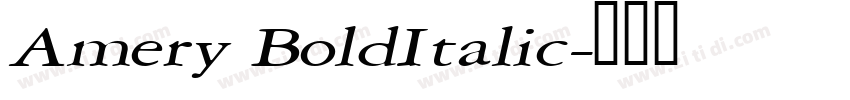 Amery BoldItalic字体转换 Amery BoldItalic字体转换